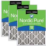Nordic Pure MERV 13 Pleated Air Filters 3 Pack