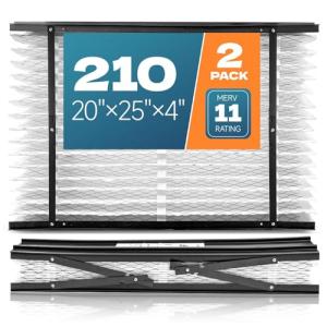 2-Pack AprilAire 210 Replacement Filters, MERV 11