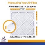Air Filter King 17.25x26x1 MERV 13 - 4-Pack