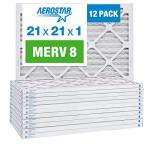 Aerostar MERV 8 Pleated Air Filter 12 Pack