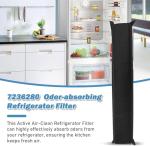 Active Air-Clean Carbon Filter for Miele Refrigerators 4-Pack