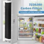 Active Air-Clean Carbon Filter for Miele Refrigerators 4-Pack