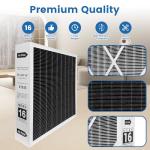 20x20x5 MERV 16 Air Filter Replacement - 2 Pack