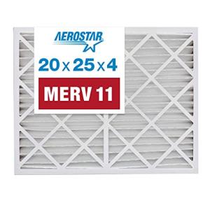 Aerostar 20x25x4 MERV 11 Pleated Air Filter