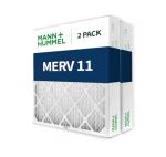 Mann+Hummel 20x20 Pleated HVAC Air Filters - 2 Pack