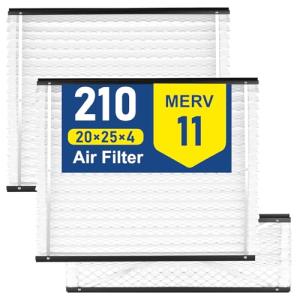 2-Pack 20x25x4 Replacement Filter for AprilAire