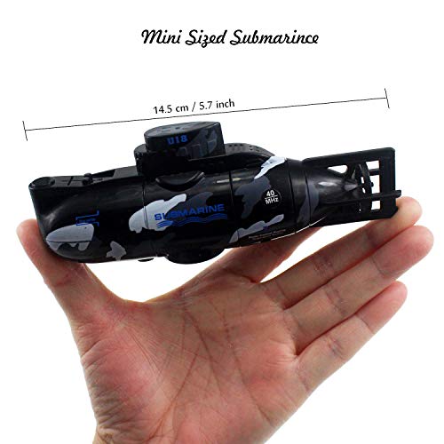 Tipmant Mini Waterproof RC Submarine - Kids Toy