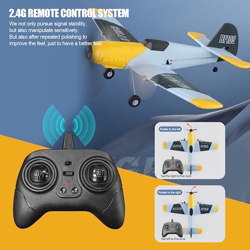 Beginner-Friendly 2.4GHz RC Airplane with Gyro