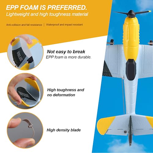 Beginner-Friendly 2.4GHz RC Airplane with Gyro