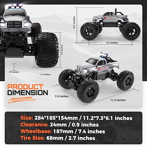BEZGAR TC141 1:14 Waterproof Off-Road RC Truck