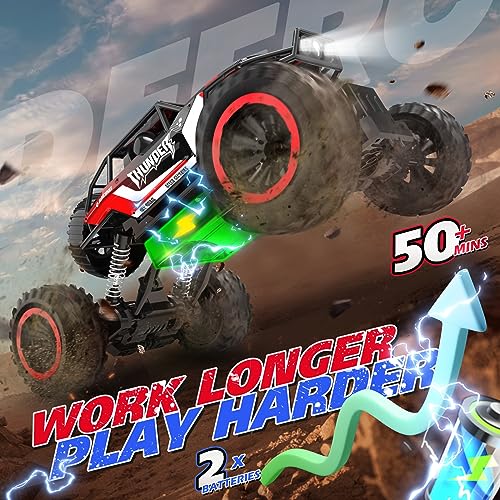 DEERC 1:12 4WD Metal Shell RC Monster Truck