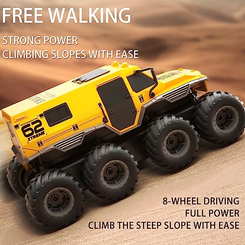 8WD Amphibious RC Truck for All Terrains