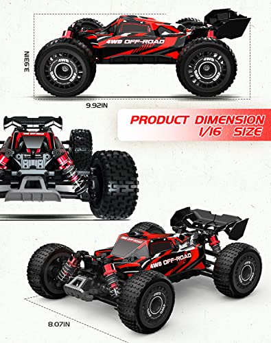 1:16 4WD RC Monster Truck - 24mph Off-Road