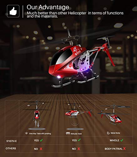 Altitude Hold RC Helicopter with LED Lights
