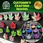 Hemp Leaf Silicone Molds for Candy and Gummies