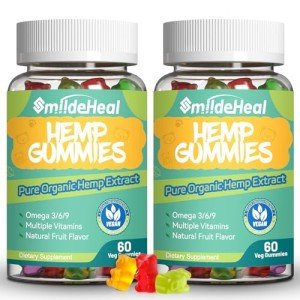 2-Pack Extra Strength Organic Hemp Gummies