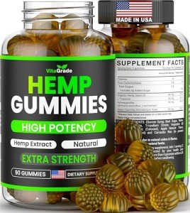 Extra Strength Hemp Gummies for Relaxation - 90 Ct