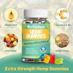 2-Pack Extra Strength Organic Hemp Gummies