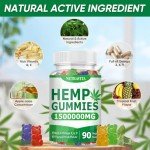 High Strength Natural Hemp Gummies for Relaxation