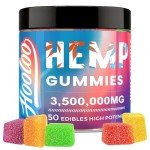 HOOLOO Hemp Gummies for Relaxation - 6 Fruity Flavors