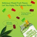 High Potency Vegan Hemp Gummies - 120 Count
