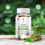Extra Strength Vegan Hemp Gummies for Pain & Sleep