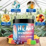HOOLOO Hemp Gummies for Relaxation - 6 Fruity Flavors