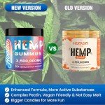 HOOLOO Hemp Gummies for Relaxation - 6 Fruity Flavors