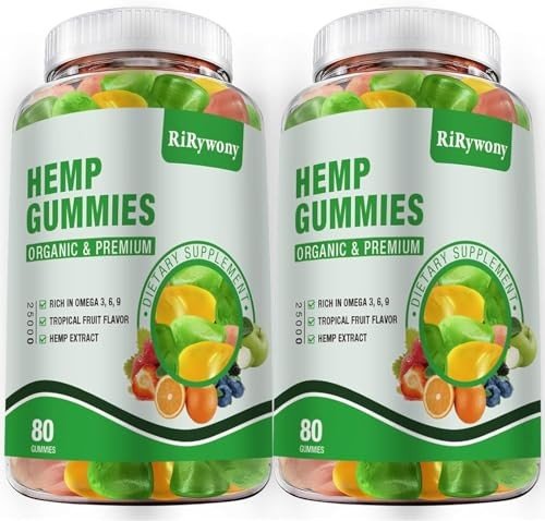 High Potency Hemp Oil Gummies - 160 Counts
