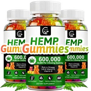 High Potency Hemp Gummies - Stress Relief & Focus