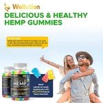 WELLUTION High Potency Hemp Gummies – 60ct
