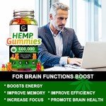 High Potency Hemp Gummies - Stress Relief & Focus