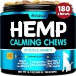 Calming Hemp Chews for Anxious Dogs - 180 Treats