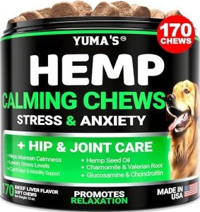Hemp Calming Chews for Dogs - Beef Flavor