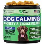 Calming Hemp Chews for Anxious Dogs - 120 Soft Treats