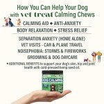 Calming Hemp Chews for Anxious Dogs - 120 Soft Treats