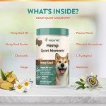 NaturVet Quiet Moments Hemp Calming Soft Chews for Dogs