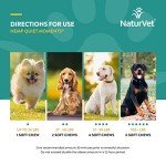 NaturVet Quiet Moments Hemp Calming Soft Chews for Dogs