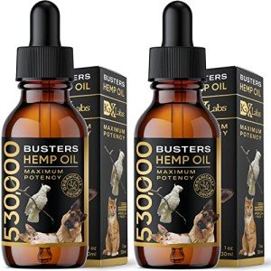 K2xLabs Organic Hemp Oil for Pets - 2 Month Supply