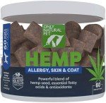 Natural Pet Allergy Relief Hemp Soft Chews for Dogs