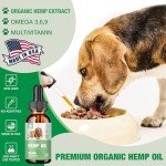 Organic Hemp Oil for Pets - Calming & Pain Relief