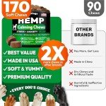 Hemp Calming Chews for Dog Anxiety Relief