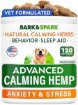 BARK&SPARK Calming Hemp Dog Treats - 120ct