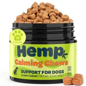 Hemp Calming Chews for Dogs - Bacon Flavor