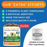 BARK&SPARK Calming Hemp Dog Treats - 120ct