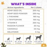 Chicken-Flavored Calming Chews for Dog Anxiety 200 pcs