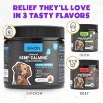 Chicken-Flavored Calming Chews for Dog Anxiety 200 pcs