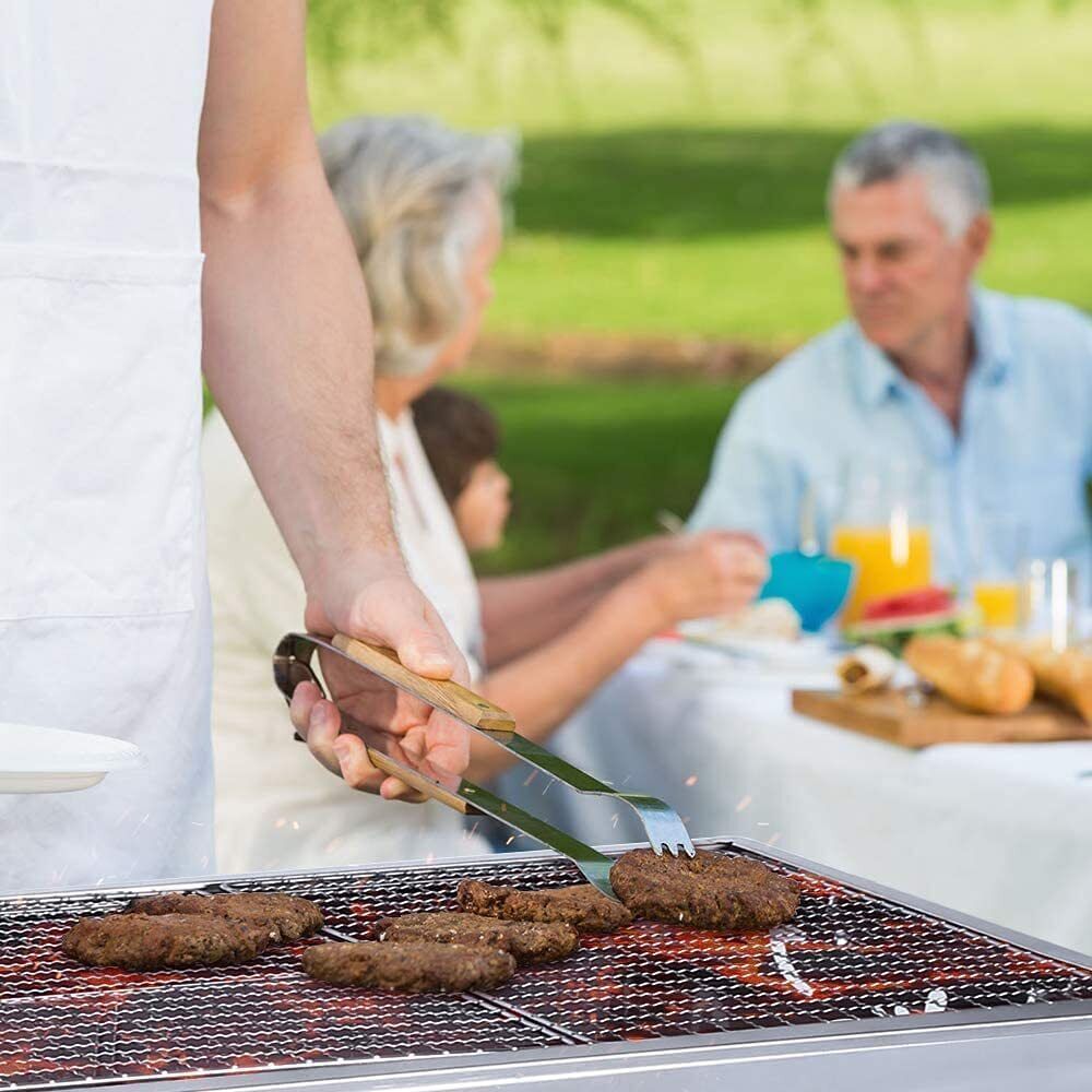 Portable Stainless Steel Charcoal BBQ Grill for Camping