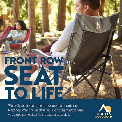 GCI Outdoor Collapsible Rocking Chair, Indigo Blue