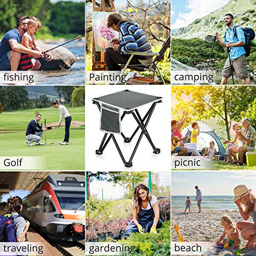 Compact Portable Camping Stool with Carry Bag